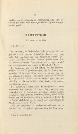 Hoofdstuk III. Het leger en de vloot