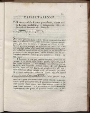 Dissertazione.