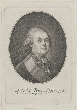 Bildnis des B. F. A. Zur = Lauben