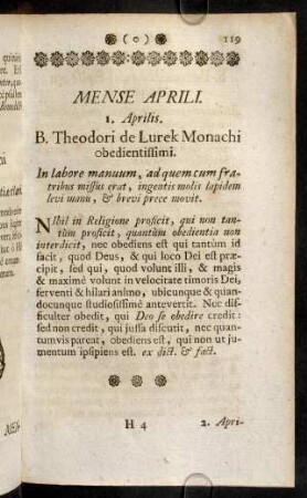 119-142, Mense Aprili
