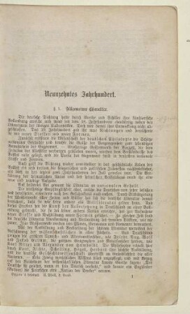 Neunzehntes Jahrhundert