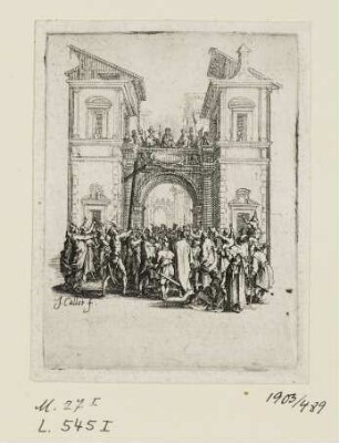 Ecce Homo, Blatt 9 der Folge "Kleine Passion"