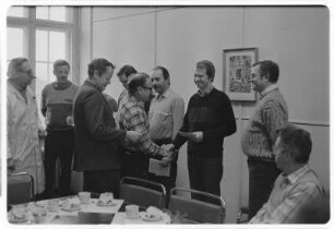 Auszeichnung ZV-Forschung (18.03.1987), Kollegen Schmiede, Besuch stellvertretender sowjetischer Außenminister (17.03.1987)