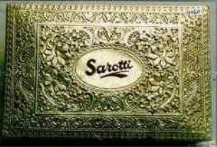 Pappschachtel für Konfekt "Sarotti"