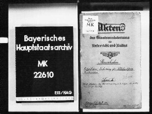 Baugewerksschulen. Aufnahmen, Zulassung zur Schlußprüfung, Beschwerden usw.