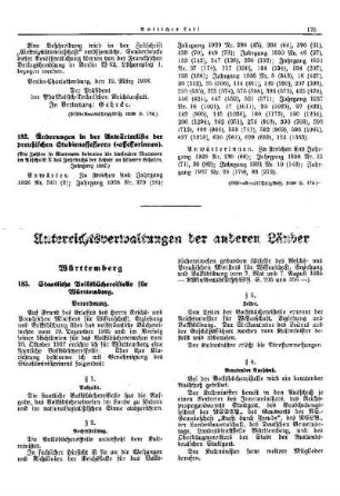 Änderungen in der Anwärterliste der preußischen Studienassessoren (-assessorinnen) : [Sonstiges] ; [Amtliche Erlasse] ; [Amtlicher Teil]
