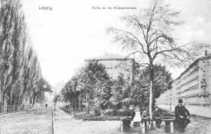 Leipzig: Partie an der Elsässerstrasse