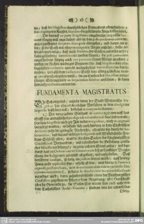 Fundamenta Magistratus