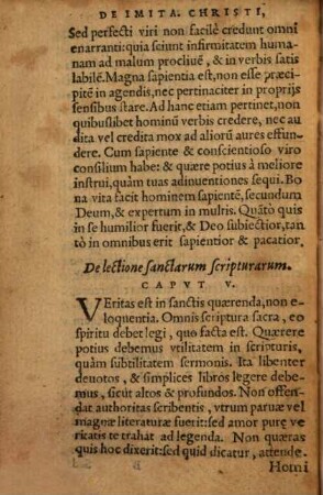 De Imitatione Christi : Lib. 4