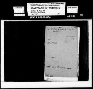 Gesuch des Schutzjuden Moses Meyer zu Alberssweiler wegen eines Moratoriums
