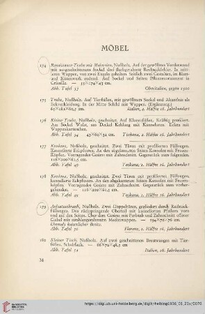 Möbel (Nr. 174-281)