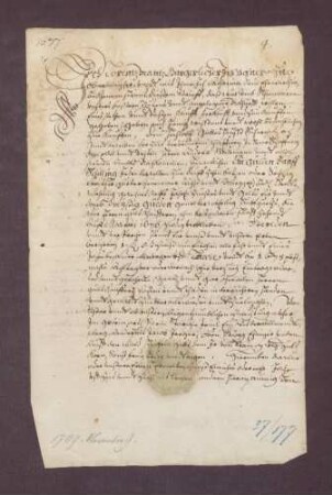 Gültverschreibungen von Einwohnern zu Oberweier (Amt Bühl) gegen das Kloster Schwarzach