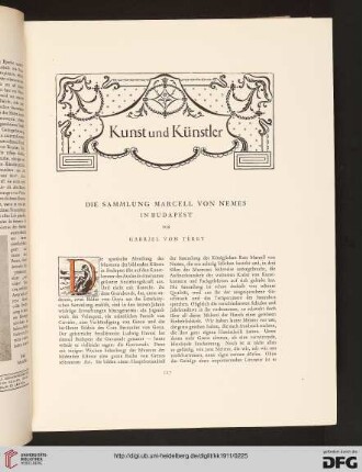 Die Sammlung Marcell von Nemes in Budapest