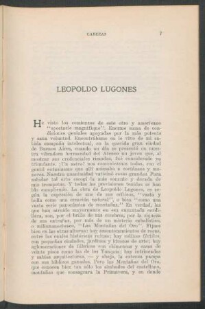 Leopoldo Lugones