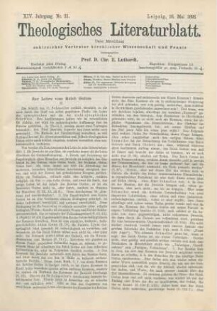 239-242 Zur Lehre vom Reich Gottes