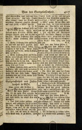 417-429, Gottgelassenheit und Zufriedenheit in Gott