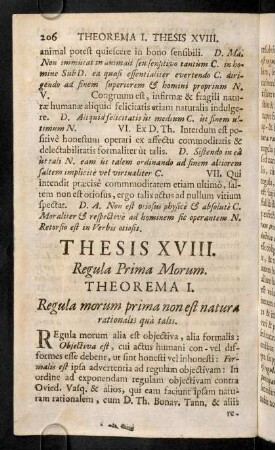 206-215, Theorema I - III
