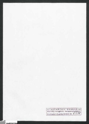 Testament der Elisabetha Philippina Strickling, geb. Lorch, vormals verehelichte Helmerich