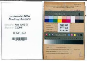 Entnazifizierung Kurt Birfeld, geb. 26.03.1904 (Kaufm.Angest.)