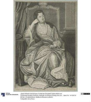 Porträt der Elisabeth Sophie Marie von Schleswig-Holstein-Norburg, Herzogin von Braunschweig und Lüneburg