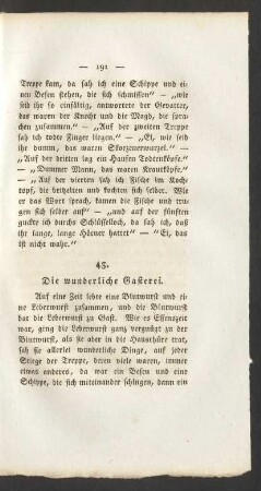 43. Die wunderliche Gasterei.