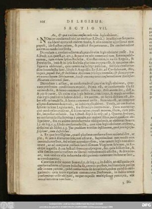 Sectio VII. An, & qua ratione consuetudo vim legis obtineat.