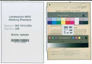Entnazifizierung Isabella Brams , geb. 30.03.1904 (Revisorin)