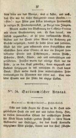 Nro. 54. Surinamischer Aeneas