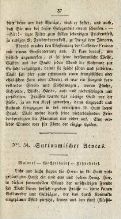 Nro. 54. Surinamischer Aeneas