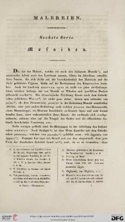 Herculanum und Pomeji. IV. Band III. Abtheilung. Sechste Serie der Malereien