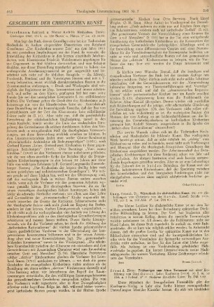 515-516 [Rezension] Gieselmann, Reinhard, Kirchenbau