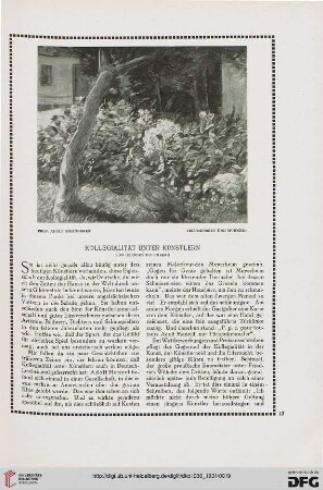 Kollegialität unter Künstlern