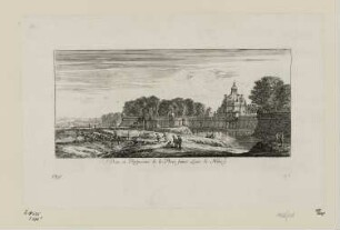 Ansicht und Perspektive des Tores Saint-Louis in Nancy