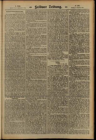Zweite Ausgabe vom Dienstag, den 24. Dezember 1912.