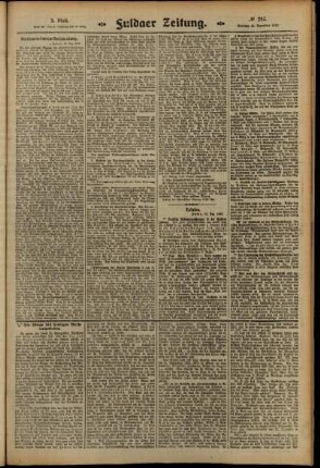 Zweite Ausgabe vom Dienstag, den 24. Dezember 1912.