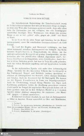 Vorläufer Der Münze