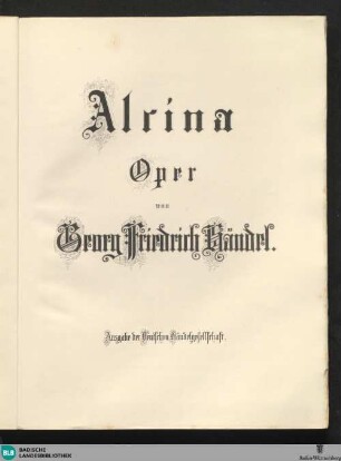 86: Alcina : Oper