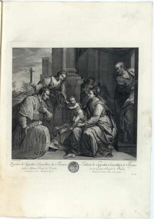 Die Heilige Familie mit der Heiligen Barbara und dem Heiligen Carlo Borromeo