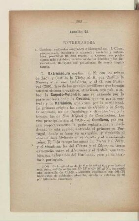 Lección 23. Extremadura