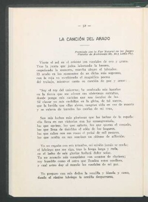 La Canción del Arado