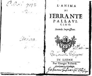L' anima di Ferrante Pallavicino : [Vigilia prima]
