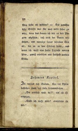 Zehentes Kapitel.