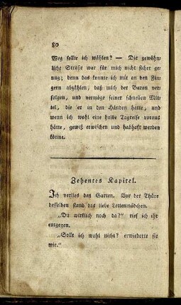 Zehentes Kapitel.