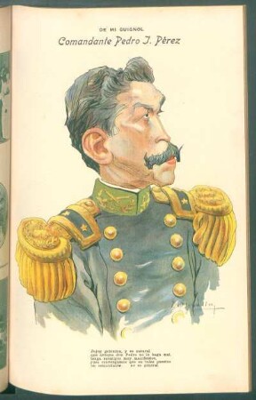 Comandante Pedro J. Pérez - [Caricatura] : De mi Guignol