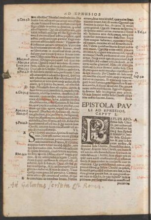 Epistola Pauli Ad Ephesios.