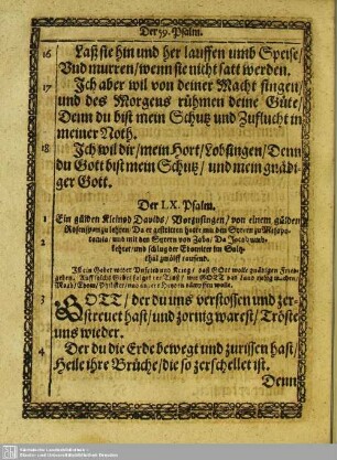 Der LX. Psalm