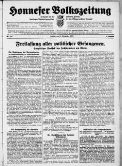 Honnefer Volkszeitung. 1889-1978