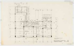 Wohnhäuser Uhlandstraße 39 / Lietzenburger Straße 40, Berlin-Wilmersdorf: Grundriss Erdgeschoss 1:50