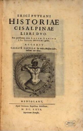 Historiae Cisalpinae libri duo