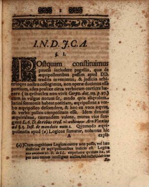 Diss. inaug. iur. exhibens usum aequipollentium